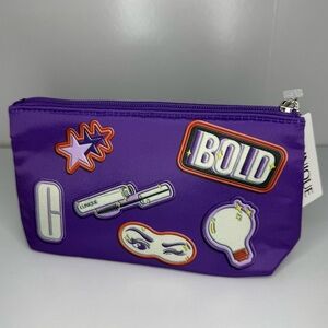 Clinique Vibrant Purple Makeup Bag💜